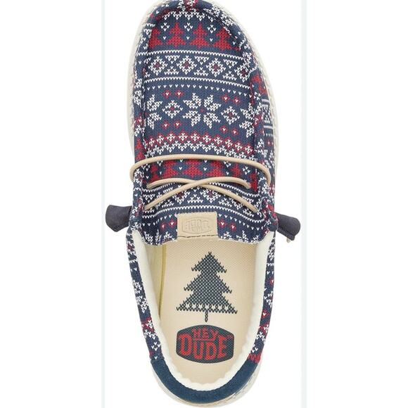 Hey Dude Wendy Ugly Winter Sweater Christmas Slip On Shoes Loafers Mens 10 main image 5
